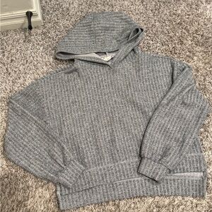 Gray Hooded Sweater